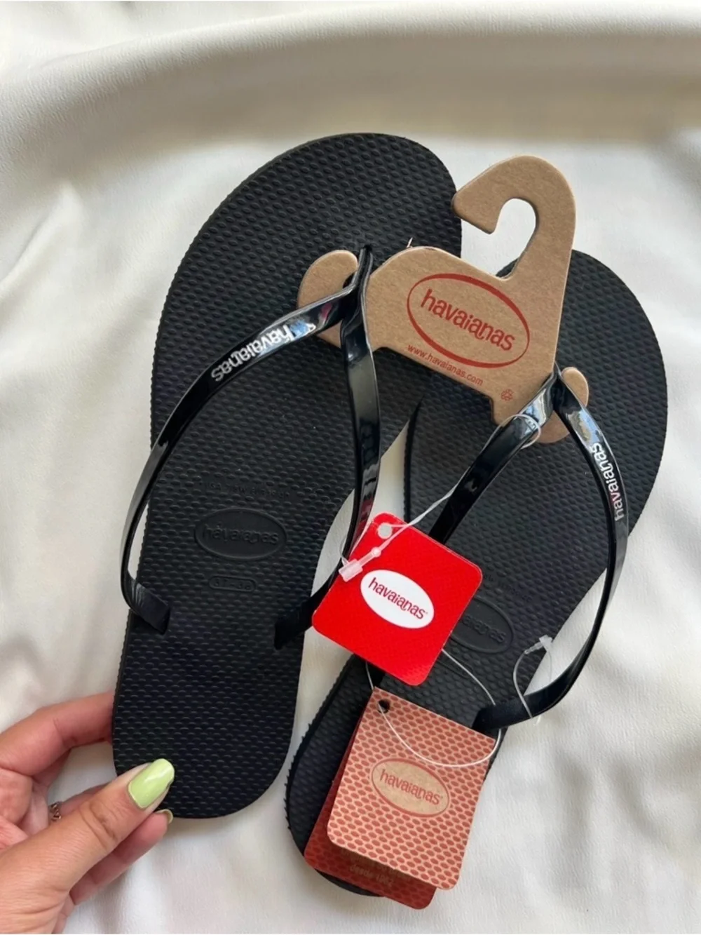 NWT Havaianas Black Sandlas ✨🩴